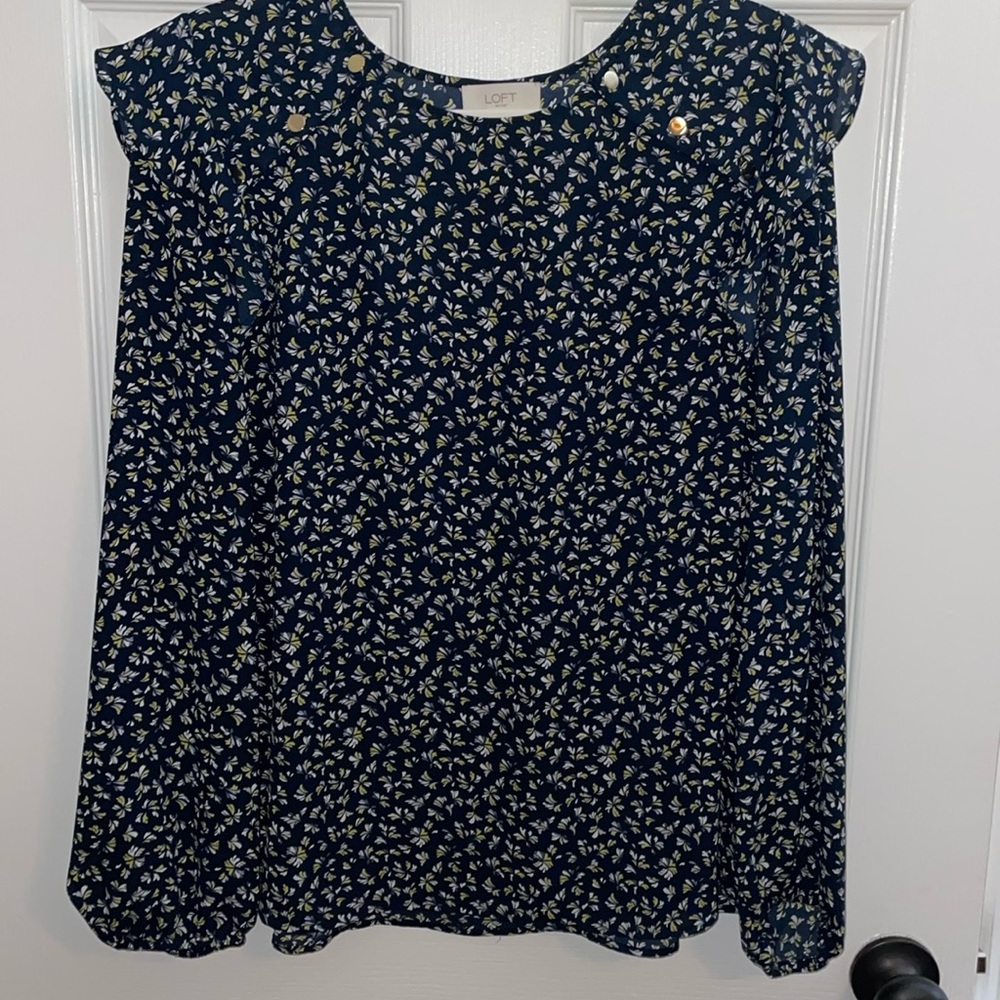 Loft, long sleeve top